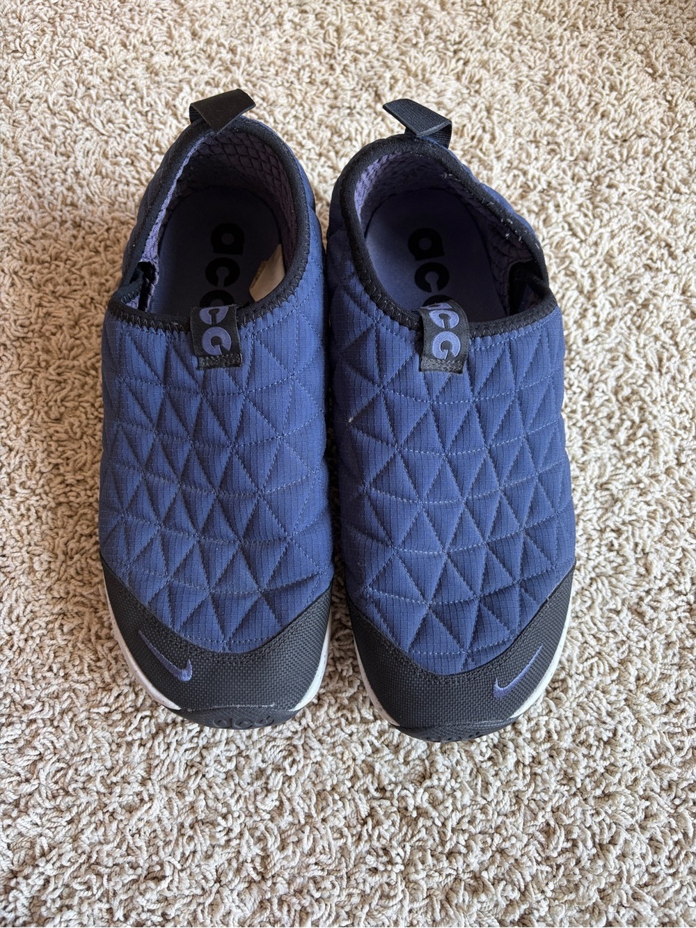 Nike ACG Moc 3.0 Slip On Shoes Men’s Sz 10 All Condition Gear Quilted Techwear